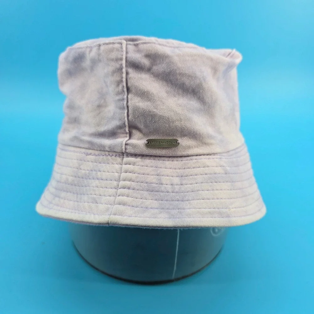Steve Madden Purple Tie Dye Bucket Hat Cotton One Size Festival Summer